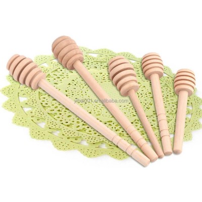 50pcs/set Household Wooden Mini Jam Honey Dipper Jar Dispensing Collecting Stirring Rod Stick