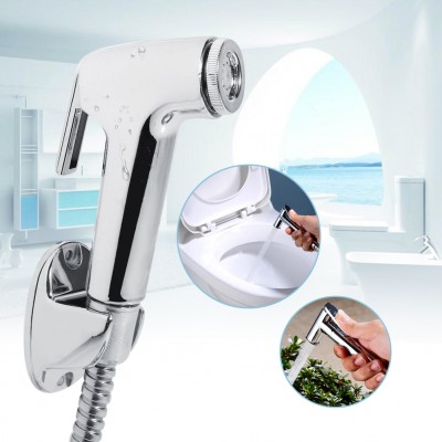 Multi-functional ABS Bathroom Handheld Toilet Bidet Shower Sprayer Hose Holder Wall Bracket Set bidet for toilet